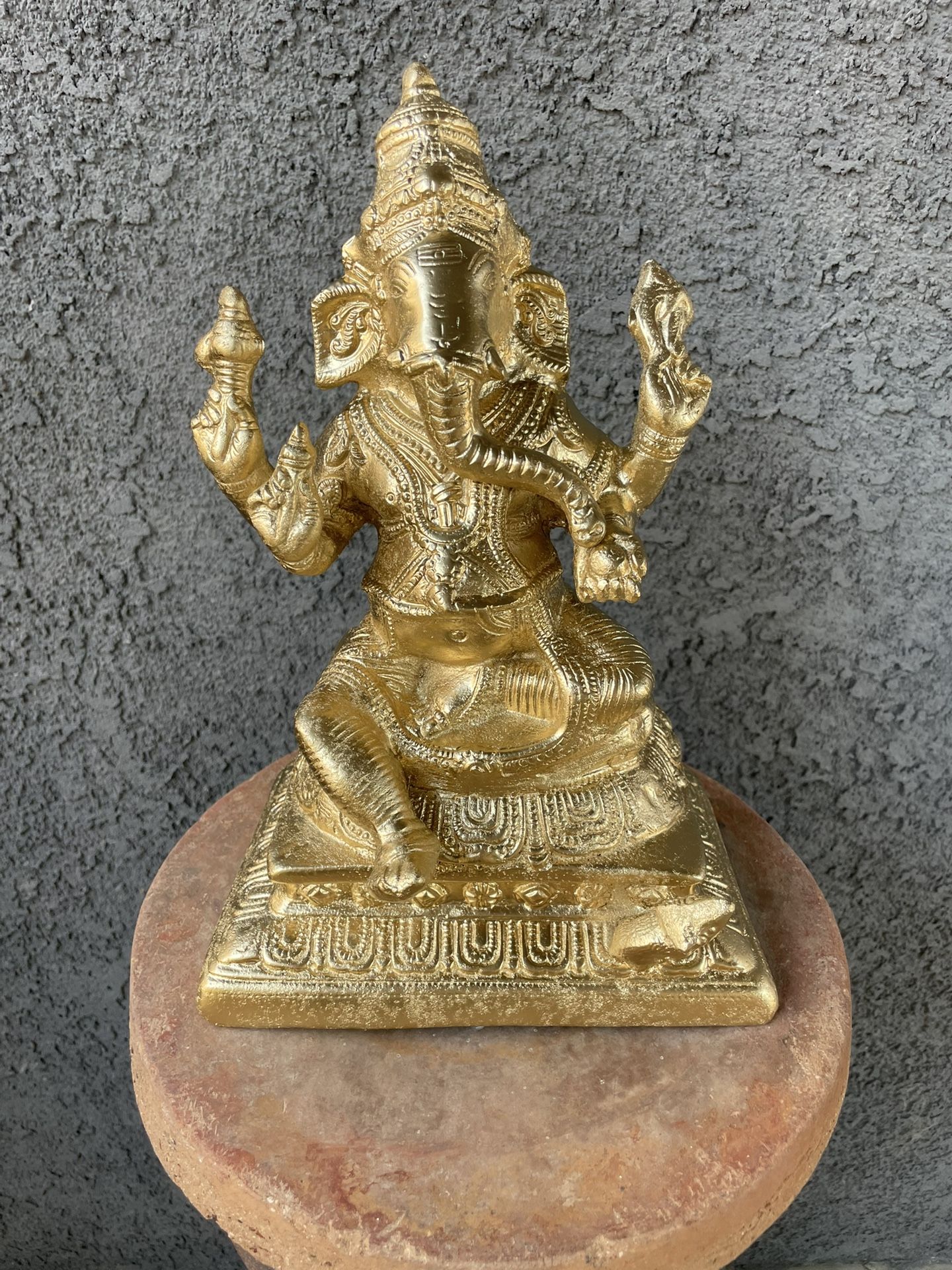Beautiful Hindu God Statue If Ganesha 12”