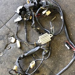 1987 Honda CH250 Elite wiring harness and switches