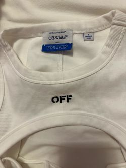 Off white tank top