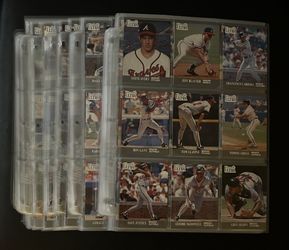 Near Complete 1991 Fleer Ultra Baseball and Ultra Team (Gold) Insert Set