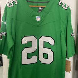 Kelly Green Saquon Barkley Jersey Size Medium