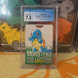 Pokémon Squirtle Bandai CGC