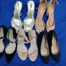 Women's Shoes Size 8 Each Pair Five Pairs All Together