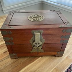 Solid Wood Jewelry Box