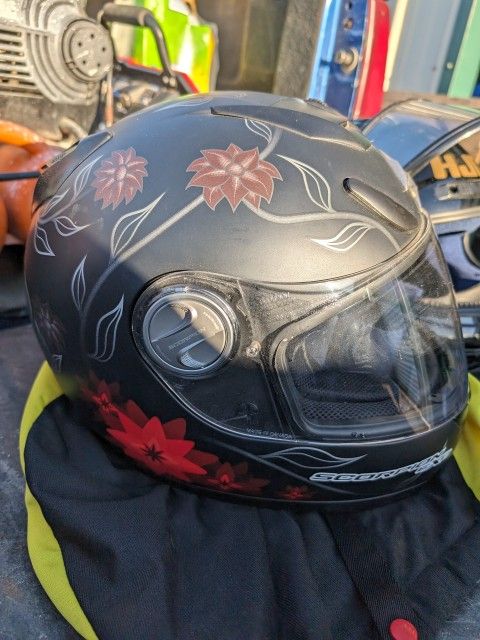 Black Dahlia Scorpion Street Bike Helmet 