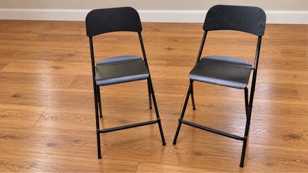 2 Modern Folding Bar Stools… IKEA