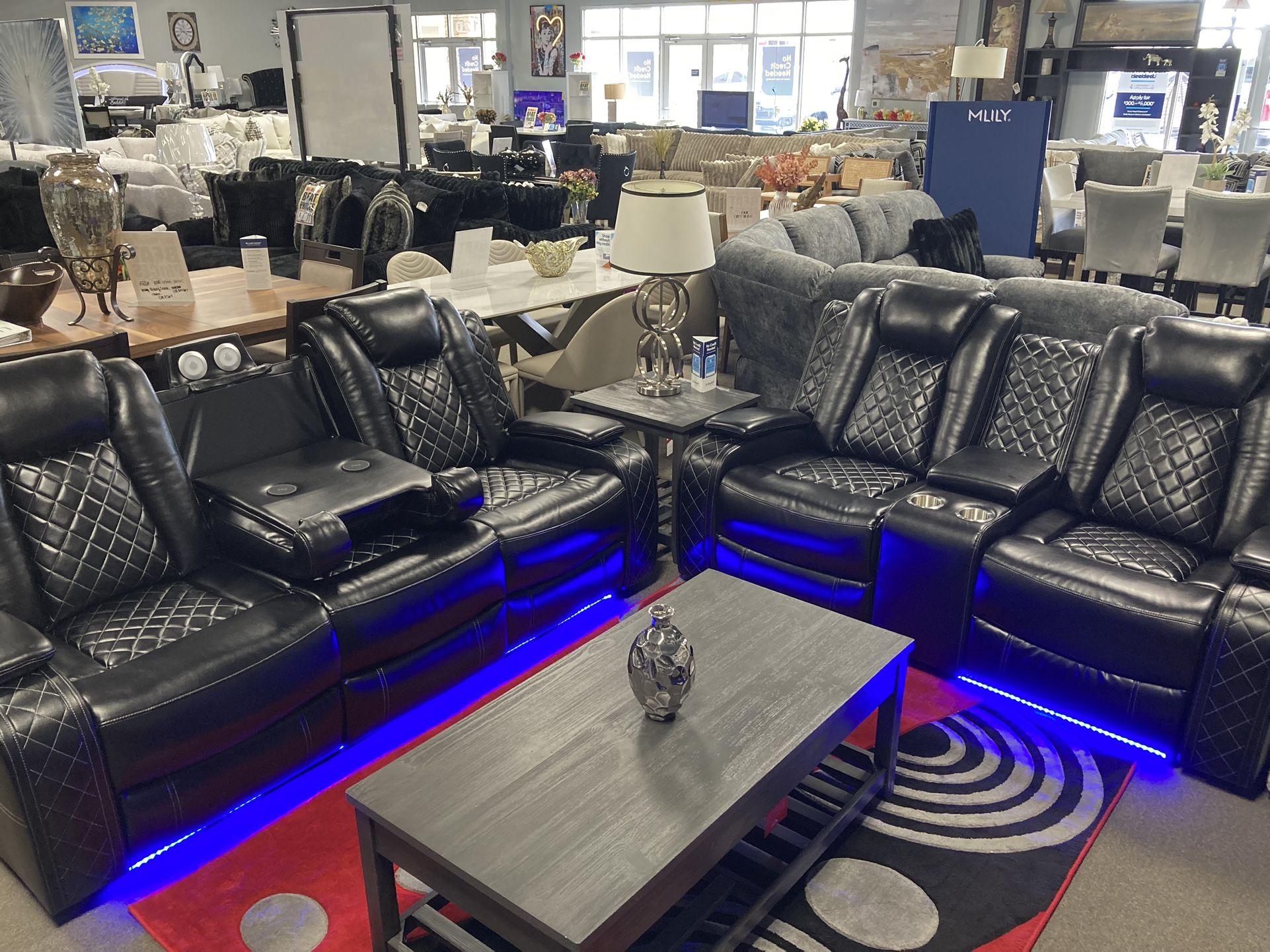 3 Pc Set! Easy Financing! Reclining Sofa Loveseat Recliner $1,999! π©·β¨π