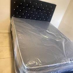 Queen   Bed Frame With Mattress All New Furniture And Free Installation   Free Delivery 