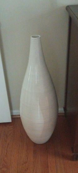36" Spun Bamboo Tall Floor Vase