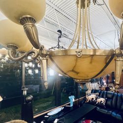 Alabaster Marble Style Chandelier - OFFER!!!