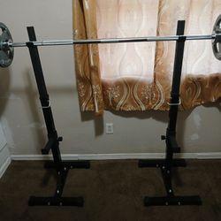 7 ft. 2in. Straight Bar With Plates