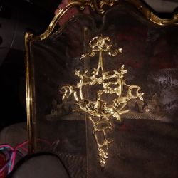  Brass Fireplace Cover