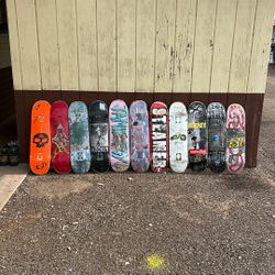 Skateboard Deck Lot