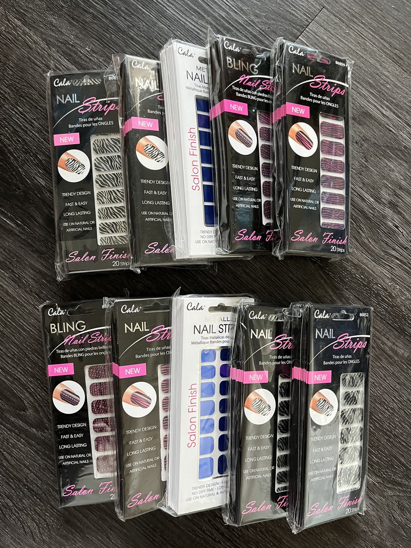 200 Piece Nail Sticker Lot $5