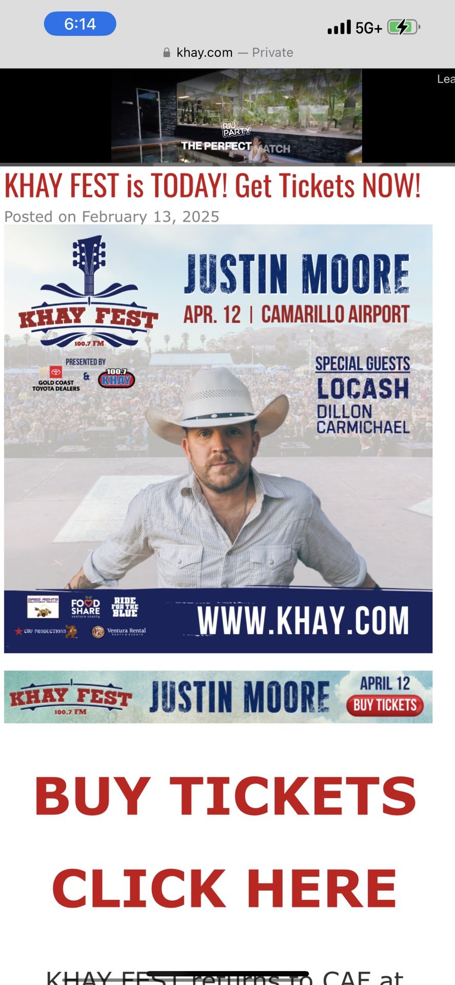 KHAY Fest Justin Moore