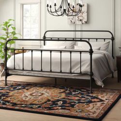 Queen Size Metal Frame Bed
