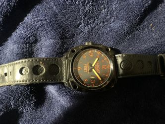U-Boat Stainless Steel Thousands of Feet MB Orange Index Men's Watch - 1079
