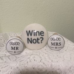 (3) Pieces Cork Bottle Stoppers.