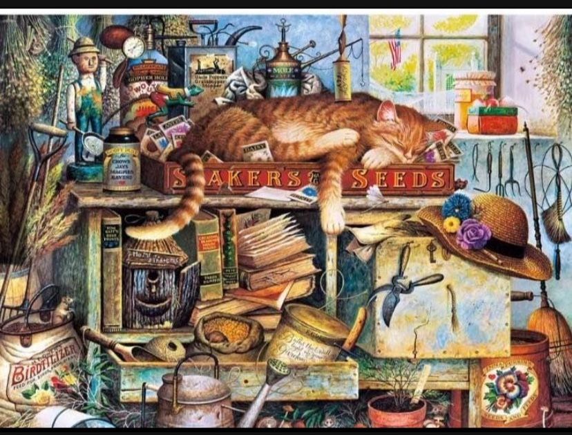 Heaven and Earth Designs Buffalo Games - Remington the Horticulturist Jigsaw Puzzle 🧩