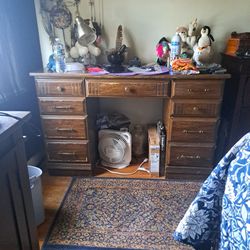 Solid Wood Desk 