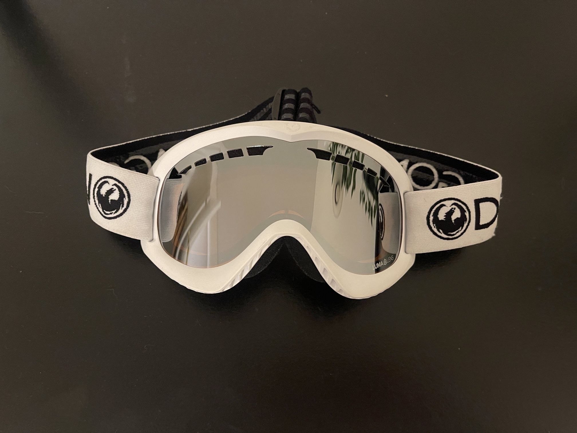 Dragon, Luma Lens, White Ski/Snowboard Goggles