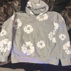 Grey Denim Tears Hoodie