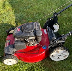 Toro Recycler 22 in. 6.75 149cc Briggs and Stratton engine. High-Wheel Drive Gas Walk Behind Self Propelled Lawn Mower and weed eater