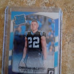 2017 Donruss Optic Christian McCaffrey Rated Rookie RC
