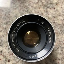 Mamiya Sekor 50mm f2 M42 manual Lens with Sony E-mount Adapter