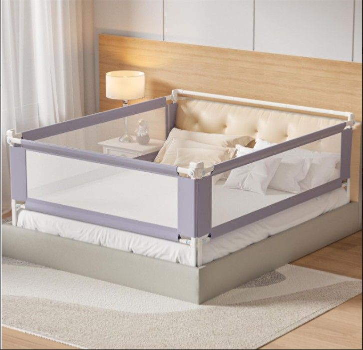 PurePapoose 3-Piece King Bed Rail – Adjustable Safety Guard for Toddlers