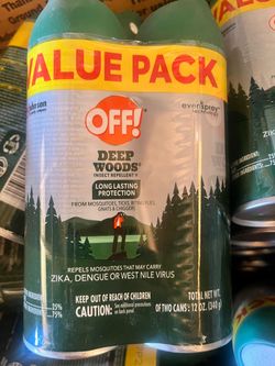 OFF! Deep Woods Insect Repellent V Value Pack