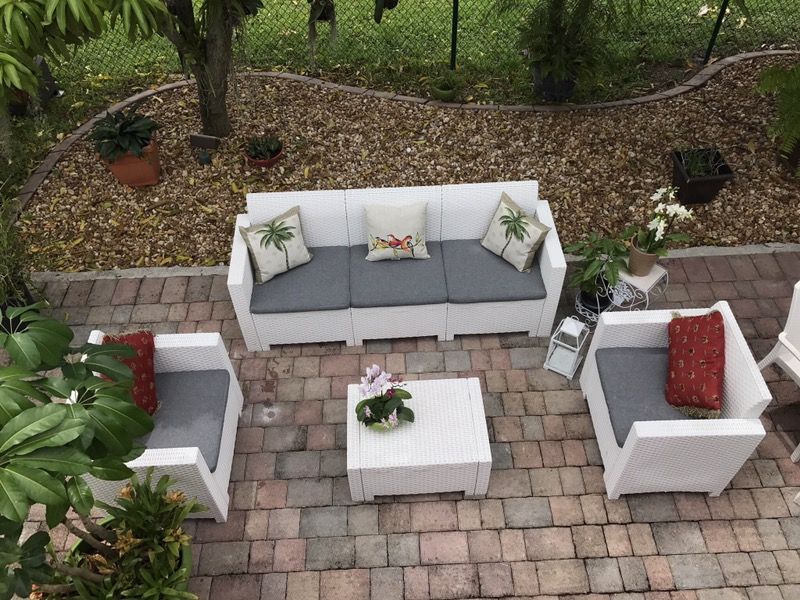 Outdoor Patio Furniture New , 1 Year Warranty, 50$ Shipping in Florida, www.bicaflorida.com The furniture are made in Italia of weather-resistant sy