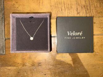 Moissanite Pendant Necklace – 925 Silver | Comes in Box