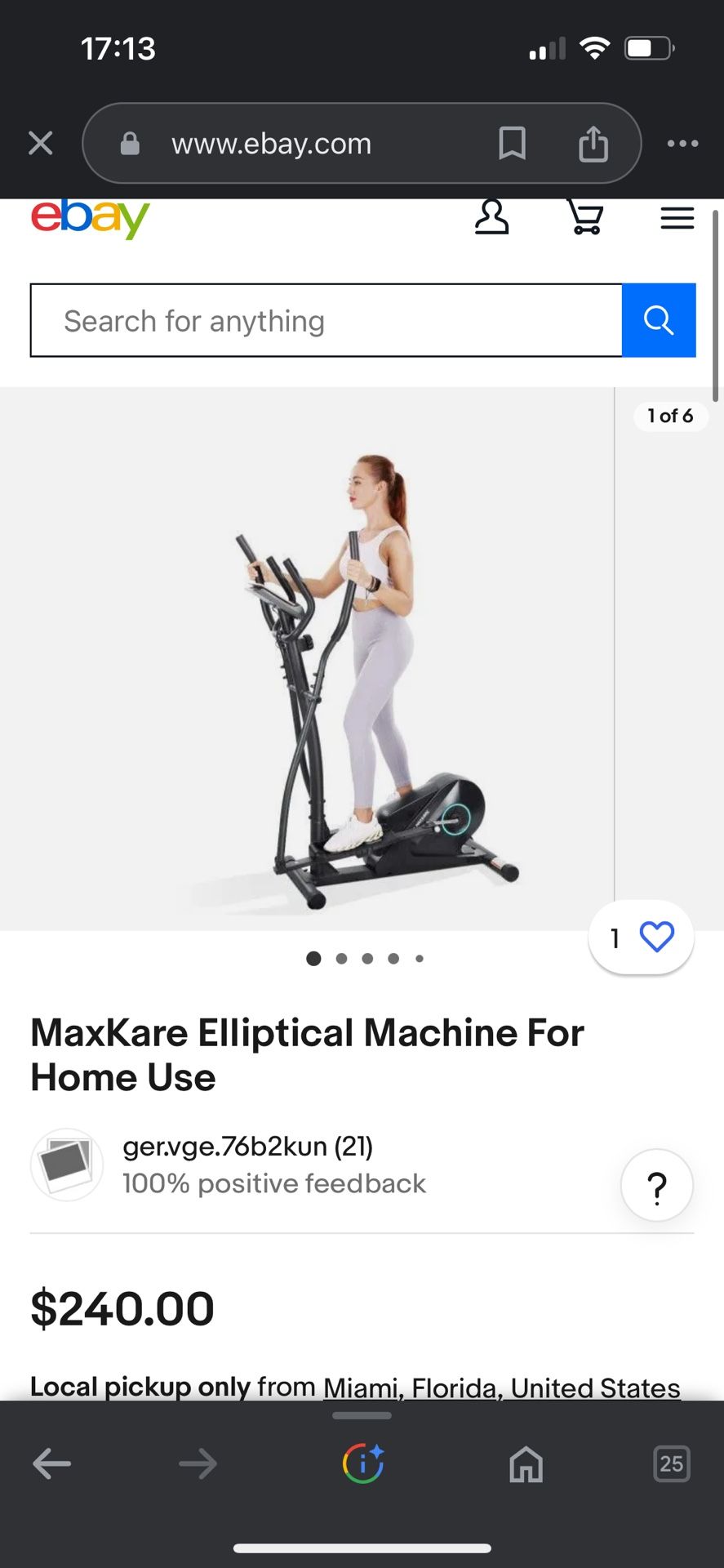 MaxKare Elliptical Machine For Home Use