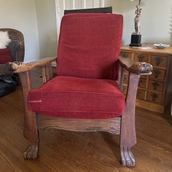 Funky Carved Wooden Chair