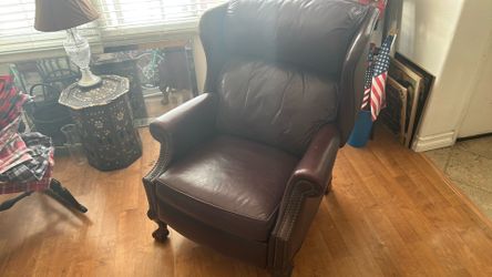 Branton Young leather recliner