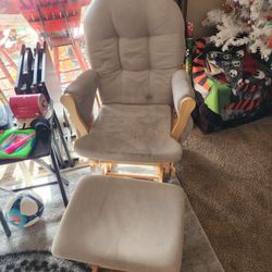 Grey Rocking Chair Set
