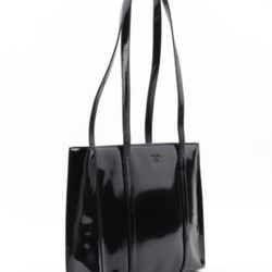 Vintage 1995 Prada Black patent leather Tote bag