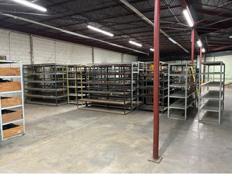 Cast iron shelves