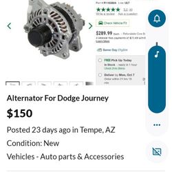 Alternator For Dodge Journey And Several Other Cars