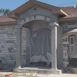 Rustic stone installation & fabrication