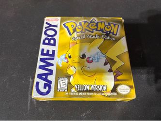 Gameboy pikachu special edition game tested working