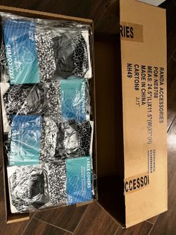 Large box of face masks