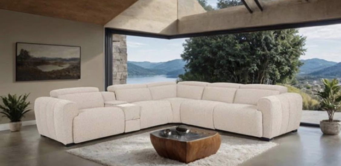 Power Reclining Sectional Finance Available 