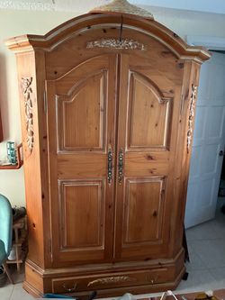 Armoire wood cupboard/closet