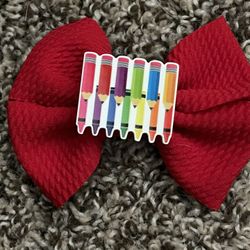 Crayon Hair Bow