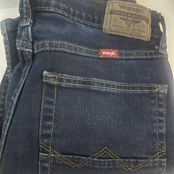 Wrangler Men’s Jeans – Athletic Fit – Size 30x30 – Dark Blue Denim