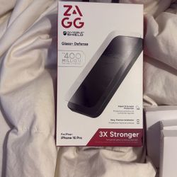ZAGG SCREEN PROTECTOR  iPhone 16pro