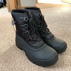 Staheekum Men's Snow Boots Black M13