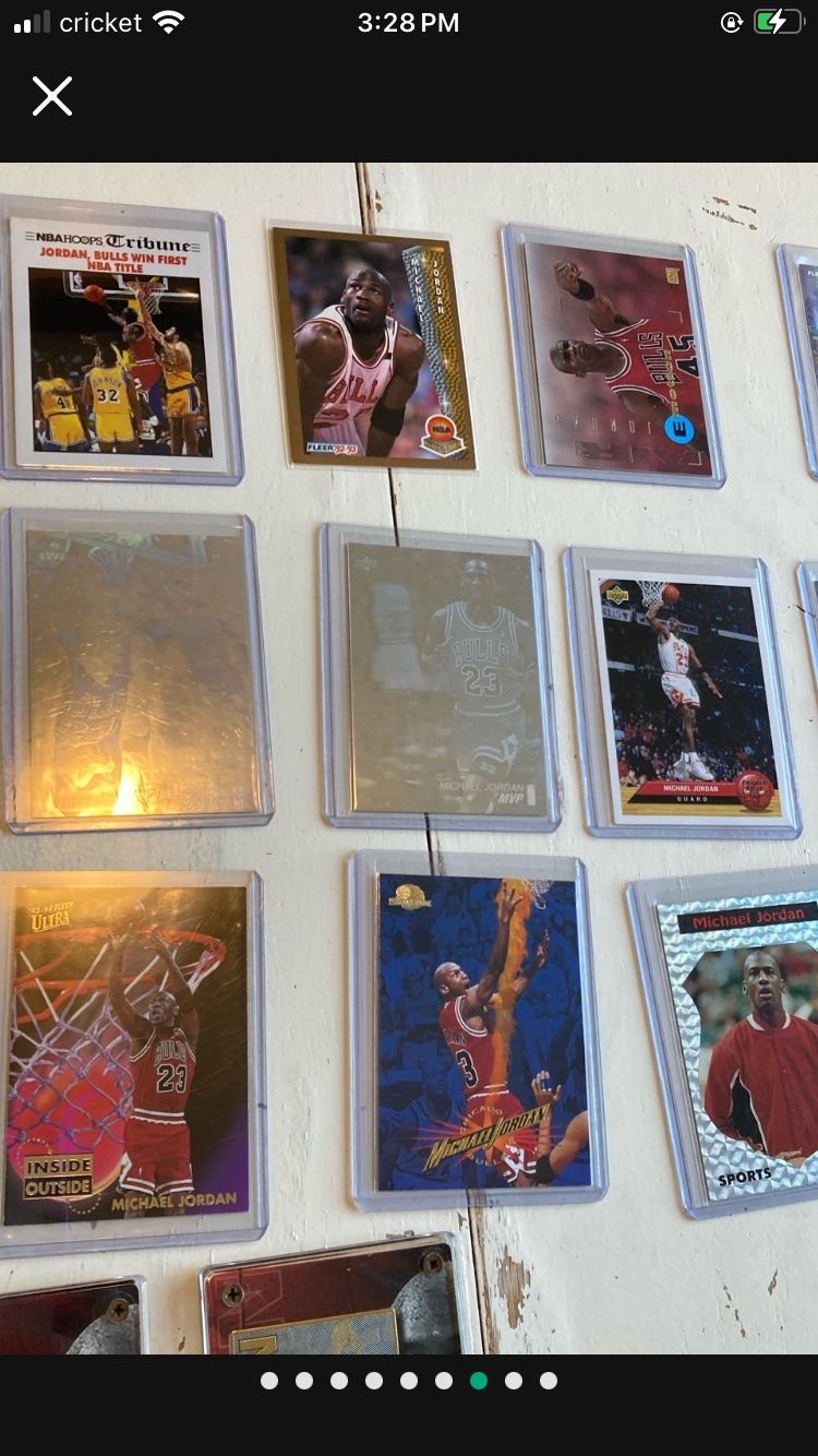 Michael Jordan Card Collection Including Set